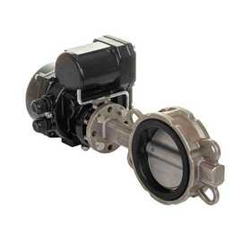 铸钢电动法兰软密封蝶阀