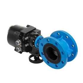 铸钢电动法兰式蝶阀